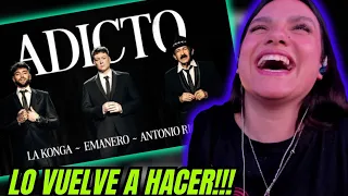 Emanero, La Konga, Antonio Rios - ADICTO (Official Video) | REACCIÓN Y ANÁLISIS