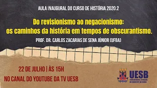 Aula Inaugural do Curso de História 2020.2