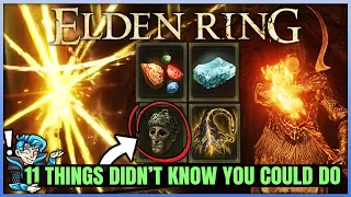 11 Secrets You Didn't Know About in Elden Ring - Hidden Weapon & Boss Attack - Tips & Tricks & More!