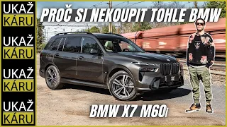 4K | OSMIVÁLCOVÝ TANK SE STOVKOU ZA 4 A PŮL VTEŘINY | BMW X7 M60i