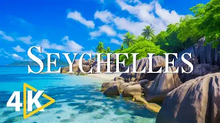 FLYING OVER SEYCHELLES (4K UHD) - Relaxing Music With Beautiful Nature Videos - 4K Video Ultra HD