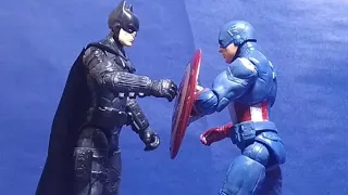 Capitão América vs Batman - Stop Motion