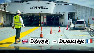 Ferry Crossing (DFDS) Dover to Dunkirk | European Road Trip