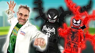 ДОКТОР ЗЛЮ И LEGO ВЕНОМ И ЧЕЛОВЕК-ПАУК VS КАРНАЖ - ВСЯ СБОРКА ЛЕГО MARVEL SUPER HEROES!