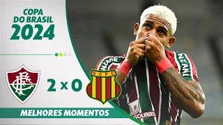 FLUMINENSE 2 X 0 SAMPAIO CORRÊA | MELHORES MOMENTOS | 3ª FASE COPA DO BRASIL 2024 | ge.globo