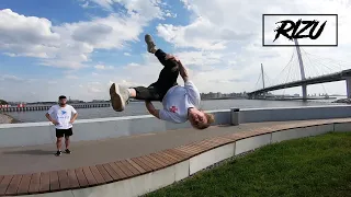 Vlog №49 - Few Sunny Parkour Trainings in St. Petersburg