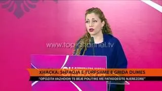 Xhaçka: Shfaqja e turpshme e Grida Dumes - Top Channel Albania - News - Lajme