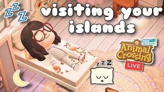 🔴 Visiting Your Islands 🌼 Let's Get Some Inspo! (Animal Crossing New Horizons Live)