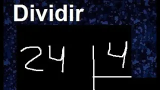 dividir 24 entre 4