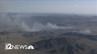 'Flying Bucket Fire' in Arizona grows to 1,000 acres