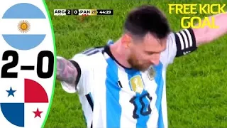 Argentina vs Panama 2-0 - Goals & Highlights ( Friendly Match ) 2023 🔥 MESSI