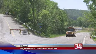 A Chenango Valley student has died