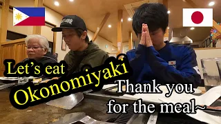 Let’s eat Okonomiyaki in Japan | Filipino Single Father in Japan