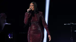 @JordinSparks performs at the 66th Annual #GRAMMY Awards Premiere ceremony with Pentatonix & more