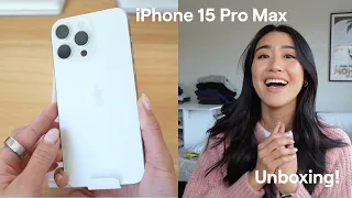 I got the iPhone 15 Pro Max — unboxing, is it worth it, and new accessories!