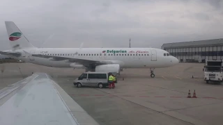 Landing at Varna in a  Bulgarian Air Charter MD-82