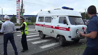 Авария в утренний час пик