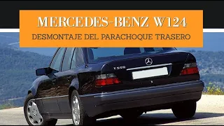 Mercedes Benz W124 - Como desmontar el parachoque trasero de un berlina tutorial