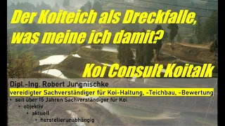 Koi Consult Koitalk #492 Der Koiteich als Dreckfalle, was meine ich damit