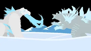 Frostbite Godzilla vs Frozen Behemoth