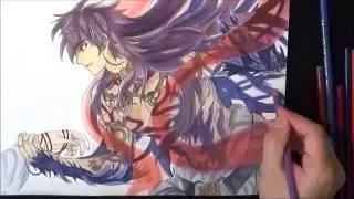 Drawing Sinbad [シンドバッド] with Djinn Equip from MAGI [マギ]