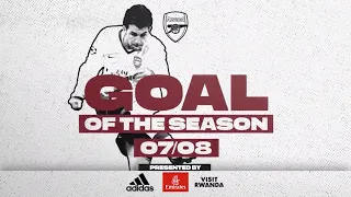 10 OF THE BEST ARSENAL GOALS EVER | Arsenal goals of the season | 2007/08