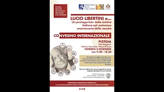 Convegno a Pistoia su Lucio Libertini - prima parte