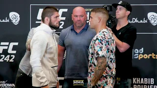 UFC 242 Media Day Staredowns  - MMA Fighting