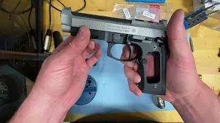 Beretta 92Xi single action trigger job