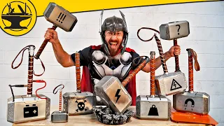 Thor's Hammers in Real Life! (Hacksmith Vault #1)