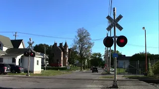 *UPDATE* Clay Street Railroad Crossing - NS 123 w/ NS 1002, NS 9806, & NS 4458 in Frankfort, Indiana