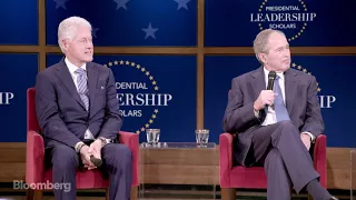 Clinton, Bush Reflect on Life After Leaving Office
