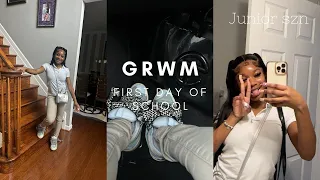 GRWM FIRST DAY OF SCHOOl 2023 + Mini Vlog *Junior szn*