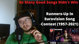 So Many Good Songs Didn't Win / Runners-Up in Eurovision Song Contest (1957-2021) (Reaction)