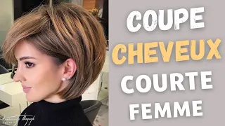 COUPE DE CHEVEUX COURTE 2023 TENDANCE - COIFFURE CHEVEUX COURT 2023 FEMME