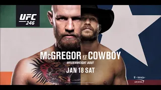 The MMA Analysis - UFC 246 McGregor vs Cowboy Preview