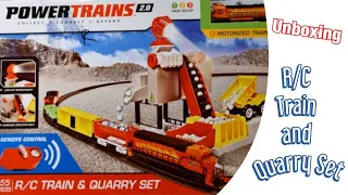 Unboxing Power Trains Remote Control Motorized Train and Quarry Set