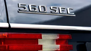 C126 Mercedes-Benz 560 SEC legendary Coupe S-class, 1989