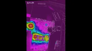 диагностика и ремонт различных ноутбуков при помощи тепловизора flir one pro