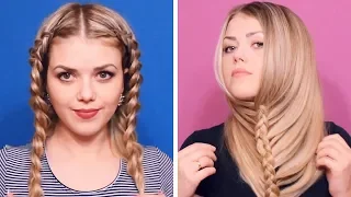 18 Простых и красивых причесок на каждый день / 18 COOL HAIRSTYLES TO MAKE UNDER A MINUTE