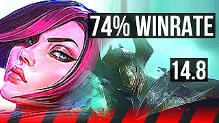 FIORA vs MORDEKAISER (TOP) | 74% winrate, Godlike, 11/4/9 | EUW Diamond | 14.8