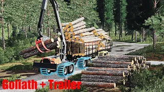 FS19 | Holmåkra 2020 | Attached The Trailer To The Goliath | S2 E70