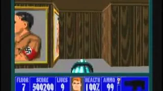 Wolfenstein 3D (100%) Walkthrough (E3M7)