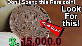 Japan 10 yen Coin worth up to $15,000 to look for 10 yen Coins worth money!