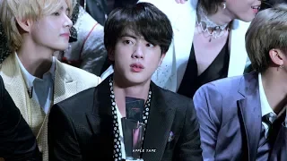 4K) 오늘도 석진이는 잘생김 뿜뿜 (feat. 이병헌씨와 인사) 181128 AAA 방탄소년단 석진 직캠 BTS Jin focus fancam