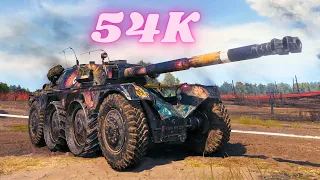 54K Spot Damage with Panhard EBR 105 - 19K & EBR 105 16.6K & EBR 105 19.5K World of Tanks Replays