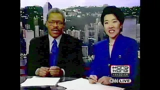 Hong Kong 1997 handover - CNN coverage