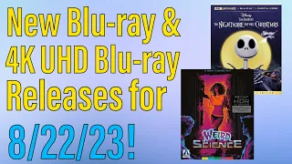New Blu-ray & 4K UHD Blu-ray Releases for August 22nd, 2023!