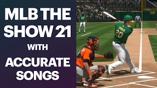 MLB The Show 21 With Accurate Home Run Songs