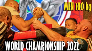 Men 100 kg RIGHT - World Armwrestling Championship 2022